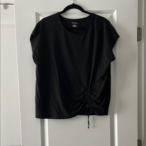 Black Ruched Top